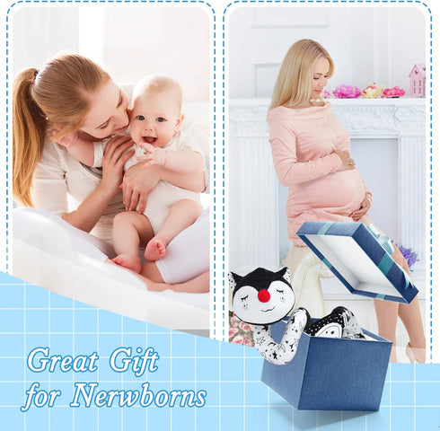 Car Seat Toys for Babies 0-6 Months, Black and White Spiral Toys for Infant, High Contrast Stroller Toys