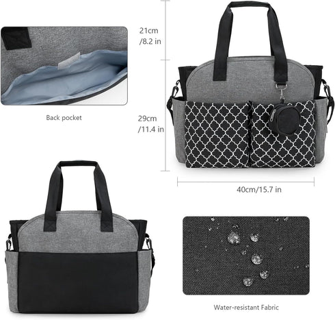 Ywmsfl Mummy Trendy Messenger Bag Diaper Bags Large Capacity Maternal Mother Baby Nursing Handbag Portable Nappy