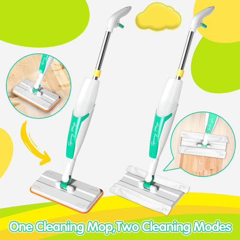Set 3 4 5 Kids Spray Mop Toddler-Size Mini Mop with Real Water Spray, Toddler Cleaning Toy for Kids Montessori Toys