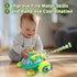 6-12 7 8 9 10 Tummy 4 5 6 12 ToddlerCley Musical Turtle Baby Toys Months, Bilingual Educational Crawling Toys Months