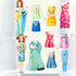 Daniel Axel 4-7 Set Magnetic Dress Up Paper Doll,Magnet Princess Dress Up Dolls for Girls Ages Kids,Travel Activities
