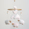 Goukurlsma Sheep Baby Mobile for Crib, Cloud Baby Crib Mobile for Girls &
