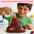 24 Pack Valentines Day Large Volcano Science Kit - Valentines Day Gift Cards for Kids, Volcano Erupting Experiment Toys