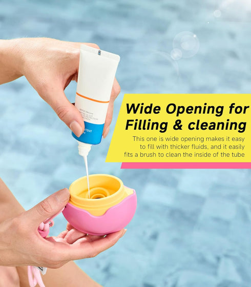 KYHDIYA Sunscreen Applicator,Roll-On Sunscreen Applicator for Kids & Adults-Easy Apply Sun Screen Roller Applicator