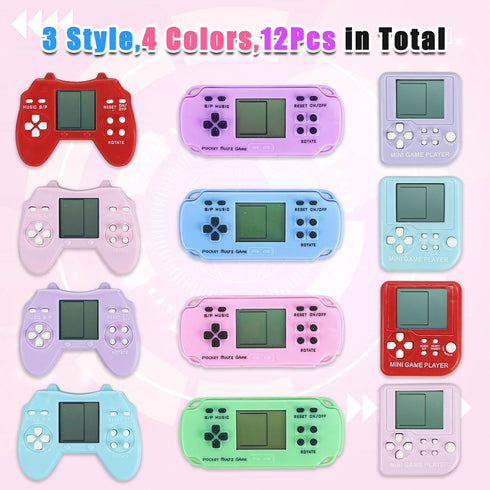 Video Game Party Favors for Kids, 12Pcs Video Game Keychain, Gaming Party Supplies, Birthday Gifts, Classroom Prizes, Goodies Bag Stuffers