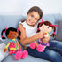 Sugar Snap Plush Learn to Dress Doll for Toddlers - 15" - Montessori Gift for 2 Year Old Girl
