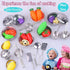Kids Kitchen Pretend Play Toys Accessories with Stainless Steel Cookware Pots and Pans Set, Classic Cooking Utensils