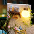 OZJAY 1:24 DIY Miniature House Kit with Dust Proof Cover, Scale Creative Room Mini DIY Wooden Dollhouse Miniature Kit