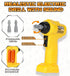 2-in-1 Toolbox 3-5, Lehoo Castle Kids Tool Bench with Electric Drill and Construction Vehicles, Workbench
