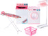 Ivory Gloria Dollhouse Furniture - Laundry Room Playset with Iron & Ironing Table