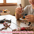 Package 4 Inches Pack 6 BOHS Zombie Action Figures Gift - Scary Toys for Boys and Girls -