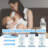 6 Pack 120 Count Threlaco Breast Pump Wipes Clean and Irritant Free Resealable Convenient Breast Pump Cleaning Wipes