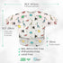 Waterproof Baby Bib for Eating, Mess-Proof Wearable Smock Bib Apron