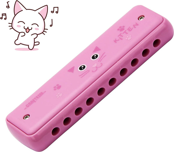 Color Blues Harmonica - Key of C Musical Instrument Toy for Kids, Toddlers, and Beginners