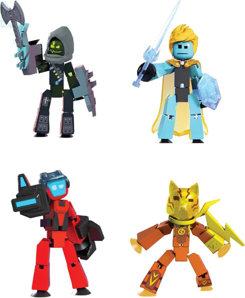 Zing StikBot Legendz Series 2 - Includes MERC, Doctor Nevermore, Bolt, Kallista