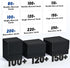 Card Deck Box for Trading Cards, MTG YuGiOh Deck Case Holds 100+ Single Sleeved Cards, Black & Purple