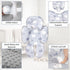 TANOFAR Infant Car Seat Head Support, Soft Baby Carseat Head & Body Support, Grey Elephant Baby Car Seat Insert Cushion