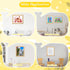 3Pack 10x12.5 8.5x11 Kids Art Frames Natural Woodgrain, Child Artwork Frame Without Mat Changeable Front Opening, Frame
