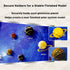 HCOREY 8-12, 8 8.8" 6.7" Solar System Model Kit for Kids Real Gemstone Planets Marbles, STEM Educational Space Toys