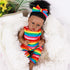 Lifelike Reborn Baby Dolls Black, 22 Inch Realistic American African Reborn Baby Doll Girl, Best Birthday Gift Set for