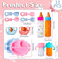 Woozettn 13 Set,Pretend Set Package,Doll Set Pcs Baby Doll Accessories Magic Bottle Play Feeding Toy with Feeding