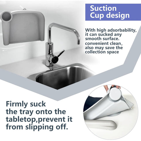 FAILUN Silicone Baby Dining Tray Compatible with Inglesina Fast Table Chair & Other Hook-On High Chairs,Portable