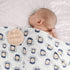 Set Sets DRESHOW BQUBO Cotton Baby Swaddle Hat Newborn Infant Receiving Blankets with Bear Ears Hat Wooden Birth
