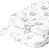 Bedside Sleeper Bassinet Sheets, 2 Pack for 20x35 Inch Large Mattress Pad, Snuggly Soft 100% Jersey Cotton Fitted Baby