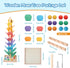 12 3cm Wooden Marble Run Music Tree, Tumble Leaf Montessori Rainbow Singing Tree with Sound, Includes Extra-Large