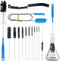 AJWXWO 13Pcs Glass Cleaning Kit Tube Pipe Cleaners Straw Cleaner Brush - Reusable