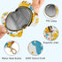 Giraffes Round Pacifier Storage Case with Zipper, Portable Pacifier Case for Travel, Diaper Bag & Purse, Pacifier