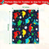 Lukeight Toddler Blanket 30x40 Inches - Cozy Plush Receiving Blanket for Boys and Girls, Dinosaur Design
