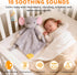 10 BEREST Elephant Baby Lovey Rechargeable Sleep Soother with White Noises (Heartbeat, Shushing & Lullabies) & Cry