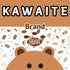 Kawaite Gummy (1 Pack) Brown Bear Stress Relief Dough Ball - Animal Squishy Squeeze Ball Fidget Toy - Stretchy Stress