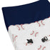 Baseball Patch Changing Pad Cover in Red, White, and Blue