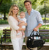 QualfsTerric Mommy Nappy Diaper Bag Multifunctional Large Capacity Tote with Pacifier Case Waterproof Baby Changing
