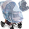 Durable Baby Stroller Mosquito Net (2 Pack) - Perfect Bug Net for Strollers, Bassinets, and Playards