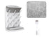 Ubbi Vertical Spacing Saving Bottle Drying Rack with 13 Pegs, 2-in-1 Bottle