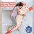 MaoGoLan Giant Axolotl Plush Stuffed Animal, Huge Pink Axolotl Body Pillow for Kids and Adults