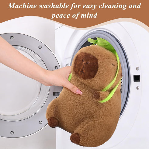 9 Inch Cute Capybara Plush,Capybara Stuffed Animal,Capibaras Peluches Kawaii Fluffy Soft Plush for Teens Birthday Gift