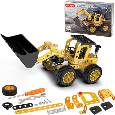 Jixin Xyzhi Construction Kits Stem Metal 3D Puzzle Machine Vehicle Model Car Construction Set