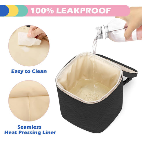 Pack 4 9 Fasrom Breastmilk Cooler Bag with Ice Fits Large Baby Bottles up to Ounce, Insulated Baby Bottle Bag