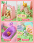 sikmcle 36 PCS Pet Sensory Bin Moldable Sensory Sand Kit and Sandbox with Lid Dog and Cat Toddler Toys for Kids Gifts