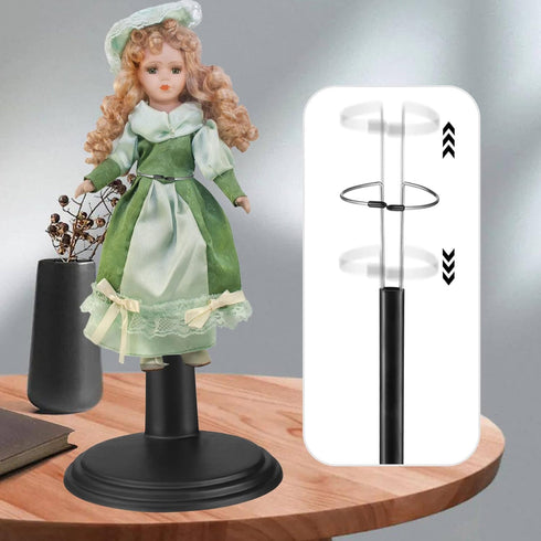 4pcs Doll Stand for 18 Inch Action Figures, Reusable Display Support Stand, Dollhouse Furniture Accessories