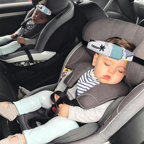 Naturahand 3 Pcs Baby Head Support for Car Seat Stroller Seat Neck Relief Head Band Straps Headrest for Toddler Kids