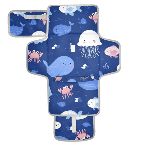 Portable Diaper Changing Pad Travel Baby Changing Mat Waterproof Diaper Changing Mat