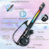 3-5 5-9 9-12 RedCrab Electric Guitar for Kids, Stringless Guitars with DJ Turntable, Bluetooth & Lights, Musical