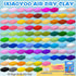 92 3-12 Ixiaoyoo Air Dry Clay for Kids, Colors Magic Modeling Clay, Children's DIY Model Arts & Crafts Kit, Soft