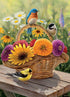 Cobble Hill 1000 Piece Puzzle - Summer Bouquet with Sample Poster Included