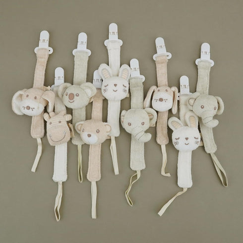 2 Pack Pacifier Clip, Baby Pacifier Holder for Boys and Girls Fits Many Pacifiers & Baby Teething Toys, Ideal Baby Gift